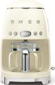Smeg 50's Style Cream Countertop Coffee Maker-1