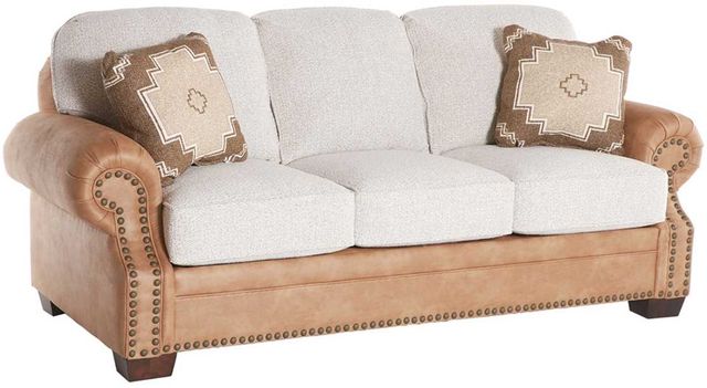 Marshfield Furniture Emerson Brown/White Sofa-0