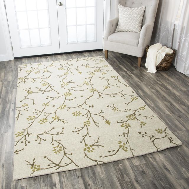 Rizzy Home Country Ivory 5' x 8' Rug-1