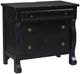 aspenhome® Caroline Soft Black 3-Drawer Nightstand-0