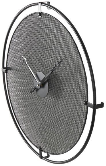 Deco Marche Black Minimalistic Wall Clock-1