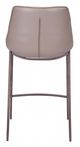 Zuo® Ace Gray and Walnut Set of 2 Counter Chairs-1