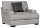 Furniture of America® Ardenfold Gray Chair and a Half-0