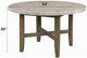 ACME Furniture Karsen Gray Dining Table with Rustic Oak Base-2