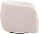Dovetail Furniture Neva Niagara Cream Swivel Chair-2