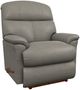 La-Z-Boy® Reed Putty Leather Manual Rocking Recliner-0