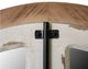 A & B Home Beige/White Arch Wood Wall Mirror-4