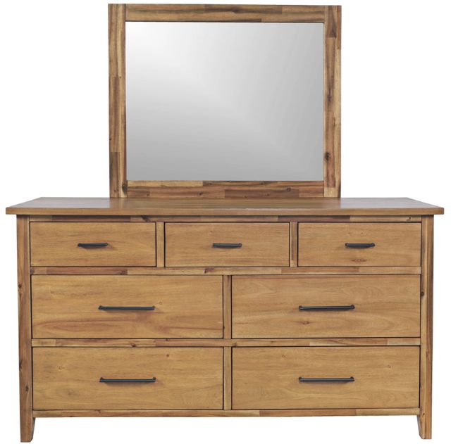Jofran Inc. Claremont 4-Piece Light Brown Queen Panel Storage Bedroom Set-2