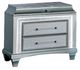 Furniture of America® Galea Gray Nightstand-0
