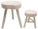 Sagebrook Home Wood White 24"H Accent Table-1