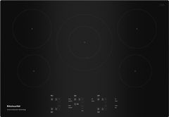 KitchenAid® 30" Black Induction Cooktop
