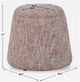 Uttermost® Gumdrop Confetti Chenille Ottoman-2