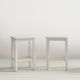 Jofran Inc. Eastern Tides Brushed White Backless Counter Stool-1