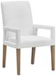 Magnussen Home® Lindon Sauve Blanco Upholstered Dining Arm Chair-0