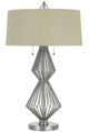 Cal® Lighting & Accessories Ternimetal Brushed Steel Table Lamp-0