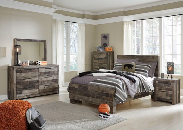 Benchcraft® Derekson Multi Gray Nightstand-7