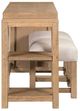 Liberty Furniture Corso 3-Piece Natural/Taupe Console Table and Stool Set-3