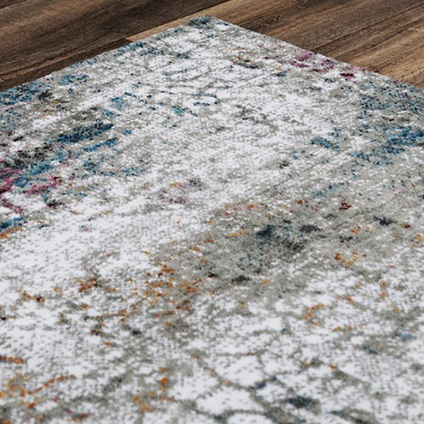 Rizzy Home Signature Gray 5'x8' Rectangular Rug-2