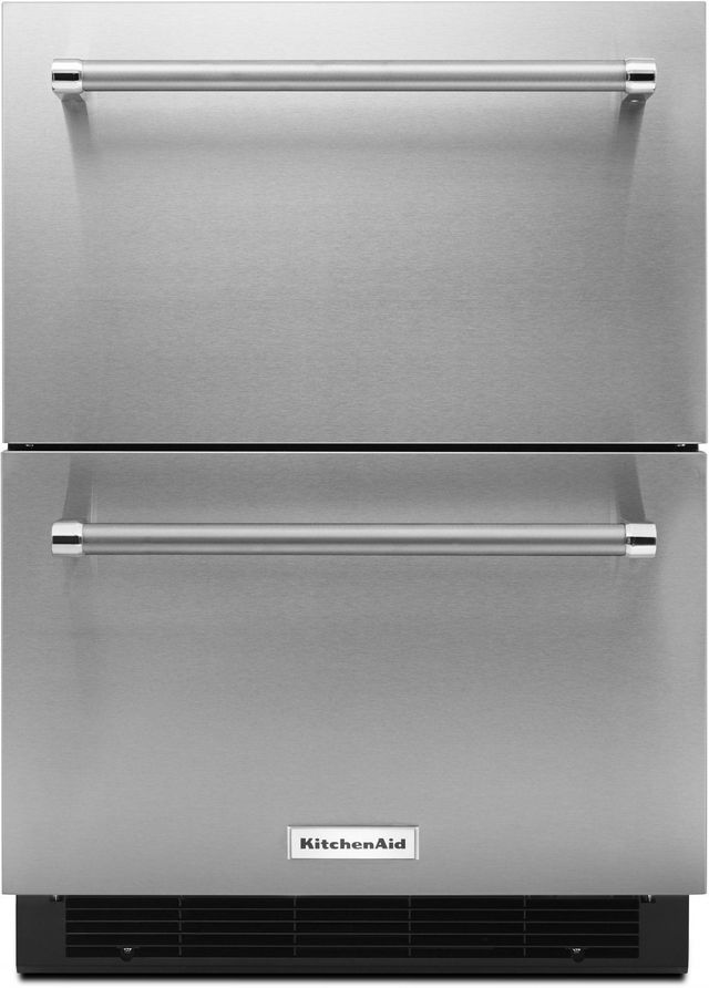 KitchenAid® 4.7 Cu. Ft. Stainless Steel Refrigerator Drawers-0