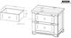 International Furniture Direct Parota Brown Nightstand-3
