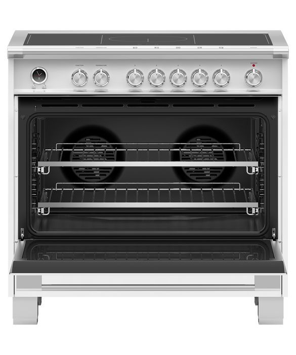 Fisher & Paykel Series 9 36" White Pro Style Induction Range-1