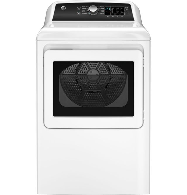 GE® 7.4 Cu. Ft. White Front Load Gas Dryer-0