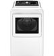GE® 7.4 Cu. Ft. White Front Load Gas Dryer-0