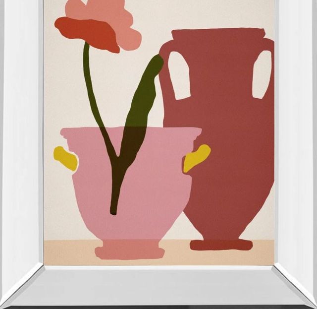 Classy Art Flower Dance II by Melissa Wang Mirror Framed Wall Art-1