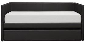 Mazin Furniture Adra Black Daybed With Trundle-0