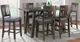 Elements International Cash 7-Piece Rustic Gray Counter Dining Table Set-0