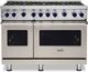 Viking® 7 Series 48" Pacific Grey Pro Style Natural Gas Range-0