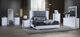 Global Furniture USA Ylime 2-Piece Smooth White King Upholstered Panel Bedroom Set with LED-1