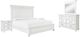 Benchcraft® Kanwyn 5-Piece Whitewash King Panel Bed Set-0