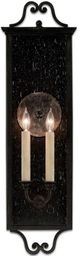 Currey & Company Giatti Midnight Medium Outdoor Wall Sconce-1