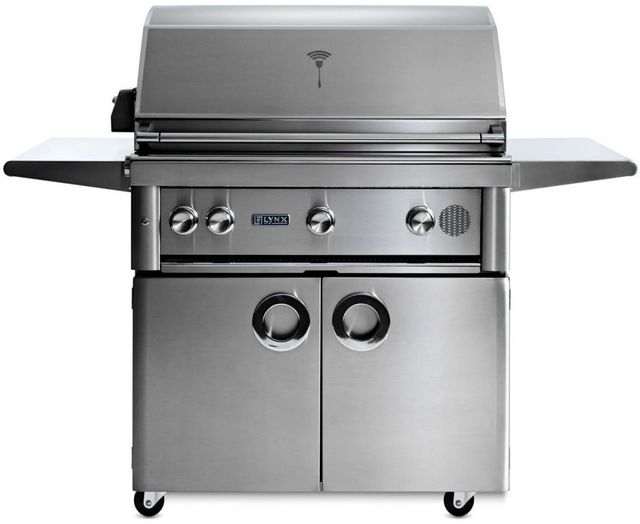 Lynx® Professional 36" Stainless Steel Freestanding Smart Grill-0