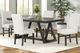 New Classic® Home Furnishings High Line 5-Piece Walnut/White Dining Set-1