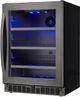 Silhouette® Prague 5.6 Cu. Ft. Black Stainless Steel Beverage Center-2