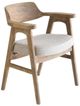 Nest Home Collections Wagner Anew Gray/Natural Arm Chair-0
