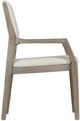 Riverside Furniture Intrigue 2-Piece Gray/Hazelwood/White Upholstered Dining Arm Chair Set-2