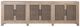 Dovetail Furniture Devina Light Warm Wash 109" Sealed Sideboard-1