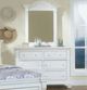 American Woodcrafters 6510 Cottage Traditions Clean White Cottage Vertical Mirror-1