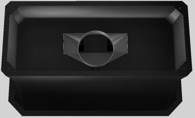 Vent-A-Hood® Designer Series 48" Black Island Range Hood-1