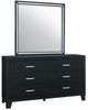 Global Furniture USA Reid 5-Piece Black King Bedroom Set with LED -3