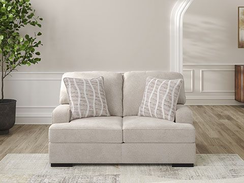 Benchcraft® High Profile Taupe Loveseat-3
