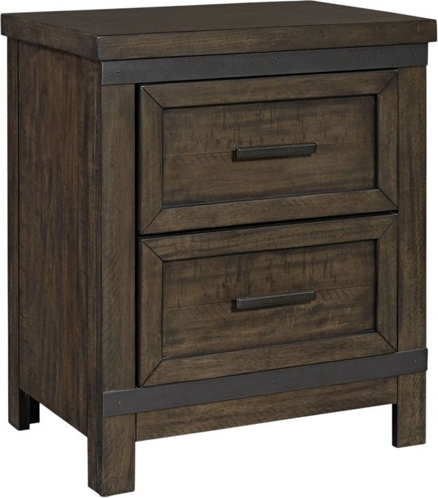 Liberty Furniture Thornwood Hills Rock Beaten Brown Youth Nightstand-0