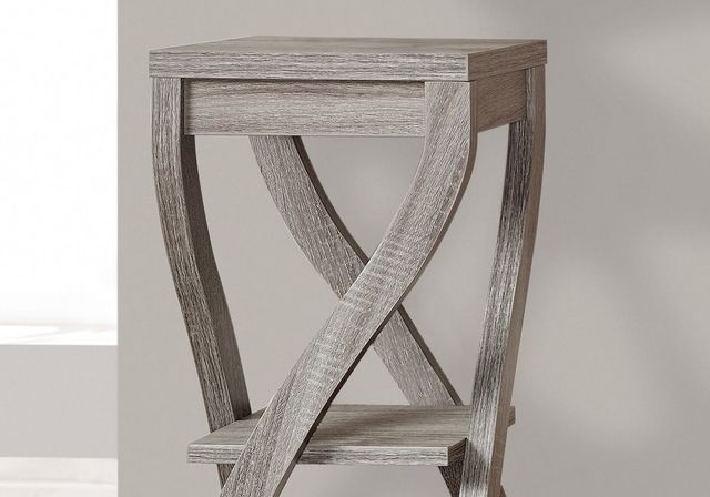 Monarch Specialties Inc. 32"H Dark Taupe Accent Table-2