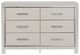 Signature Design by Ashley® Zyniden Silvertone Pearl Dresser-1