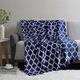 Olliix by Madison Park Ogee 1 Navy Oversized Throw-1