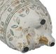 A & B Home 4-Piece Gray 8" Outdoor Footed Planter with Patterns Set-5