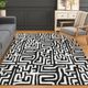 Dalyn™ Rug Company The Reserve TR1 Black 5'x8' Area Rug-4